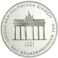 Deutschland 10 DM Silber 1991 Brandenburger Tor - Symbol der Deutschen Einheit