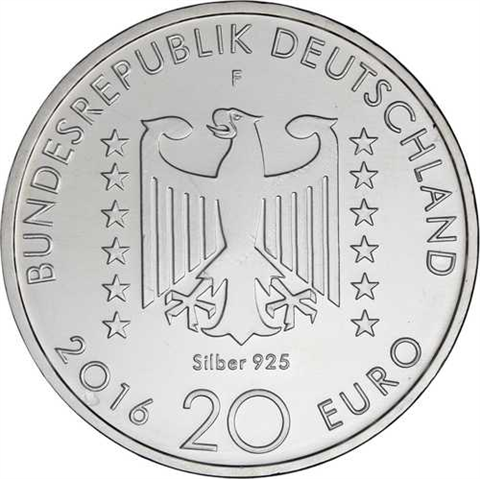 Deutschland-20Euro-2016-AGstgl-Nelly Sachs-RS