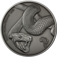 Gabun 3 Oz Silber 2013 Schlange