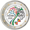 Andorra-2-Euro-2020-Ibero-Amerika-Gipfel-Farbe-I