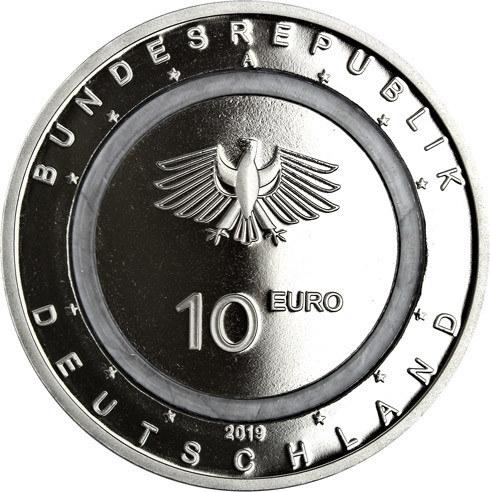 10 Euro Münzen 2019 In der Luft Gleitschirm Polierte Platte Folder 