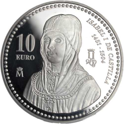 Spanien-10Euro-2004-AGpp-Isabel-RS