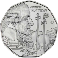 Österreich-5 Euro-2009-AGstgl-J.Haydn-RS