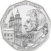 Österreich-5-Euro-Silber-2006-Mozart-RS