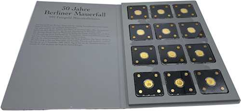 Tschad-12x3000FrancsGold-12x1-500ozGold-30JahreBerlinerMauerfall1