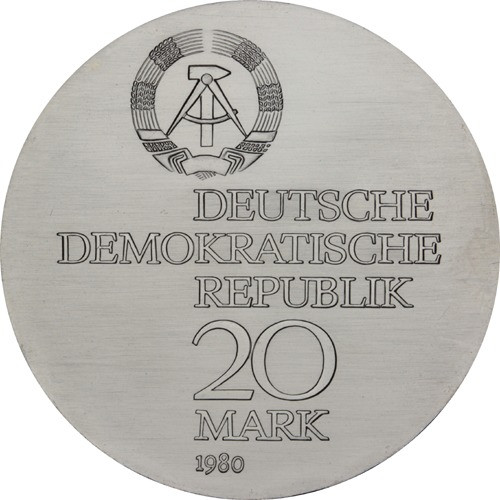 J.1575 - DDR 20 Mark 1980 - Ernst Abbe