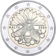 Malta-2-Euro-2024-Stgl-Honigbiene-Coincard-RS