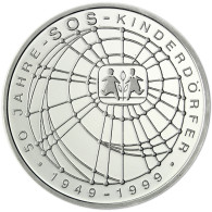 Deutschland 10 DM Silber 1999 - 50 Jahre SOS Kinderdörfer