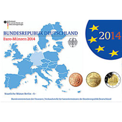 Deutschland 5,88 Euro-Kurssatz 2014 PP  Mzz: A