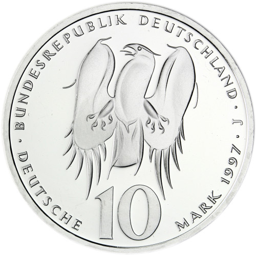 Deutschland 10 DM Silber 1997 Philipp Melanchthon