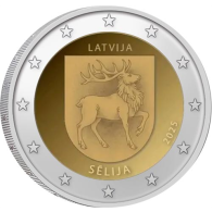 Lettland-2Euro-2025-bfr-Regionen-Lettlands–Sēlija-RS