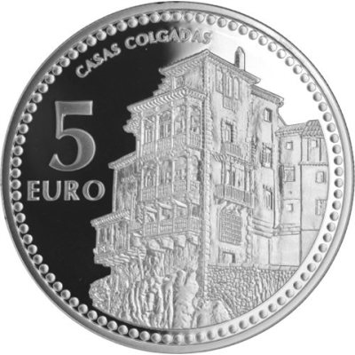 Spanien-5Euro-2012-AgPP-Cuenca-HauptstädteProvinzen-vs