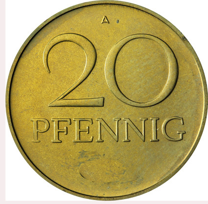 J.1511b DDR   20 Pfennig  1983 A  