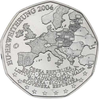 Österreich-5 Euro-2004-AGstgl-EU-Erweiterung-RS