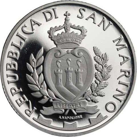 San Marino-10Euro-2014-PP-Tiberius in Rimini-RS