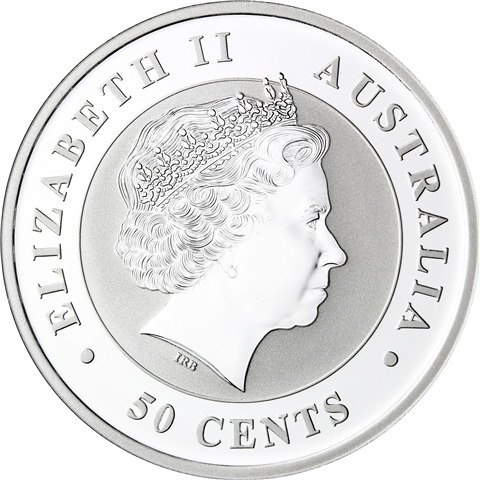 Australien 50 Cent 2012 Stgl Koala Farbe