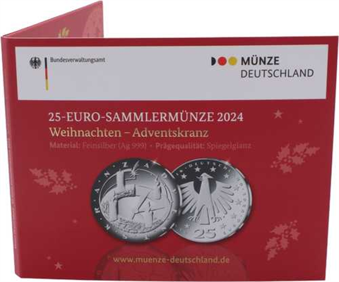 Deutschland-25 Euro- 2024-AGpp-Adventskranz-RS