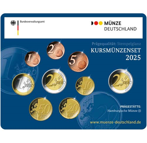 Deutschland-5,88Euro-2025-KMS-Stempelglanz-Folder-MzzJ-RS