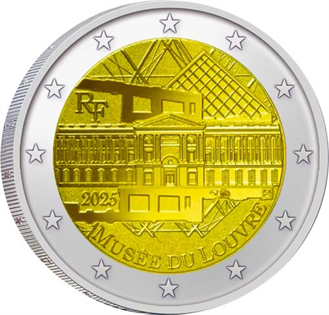 Frankreich-2-Euro-2025-Louvre-Museum-RS