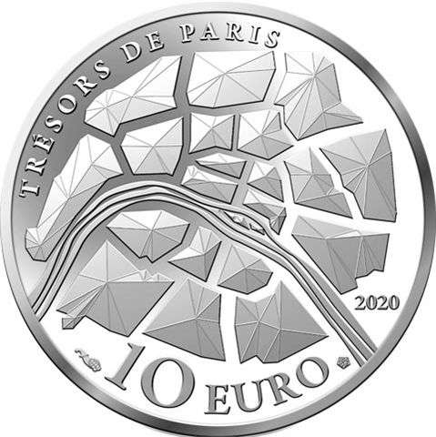 Frankreich-10-Euro-2020-Schätze-von-Paris-Champs-Elysees-Silber-PP-I