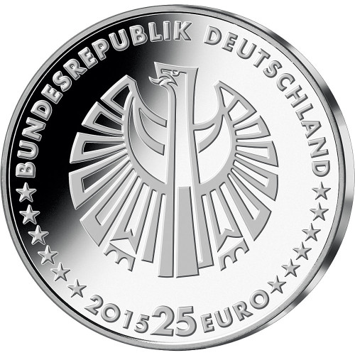 Deutschland 25 Euro Silber 2015 Deutsche Einheit