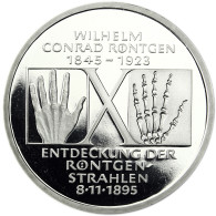 Deutschland 10 DM Münze 1995 PP - Wilhelm Konrad Röntgen