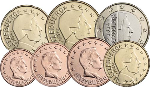 Luxemburg-1-88-euro-2024-euromuenzen-1-cent-1-euro-RS