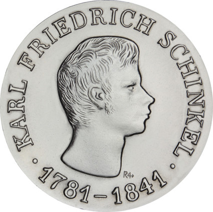 J.1517   DDR 10 Mark 1966 stgl.  Friedrich Schinkel 