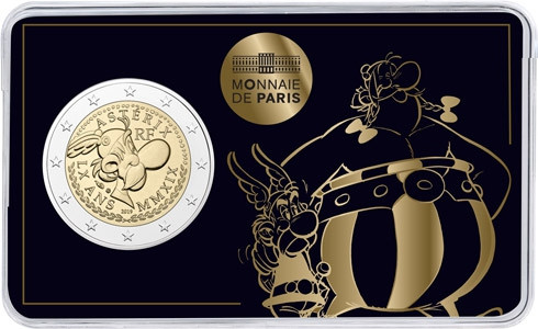 Frankreich 2 Euro Asterix 2019 Vorderseite