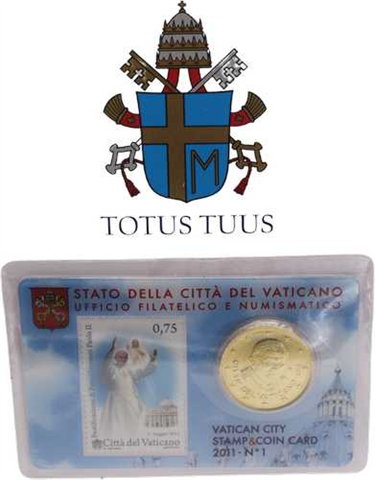 Vatikan-50Cent-2011-bfr-PaulII-NumisbriefI