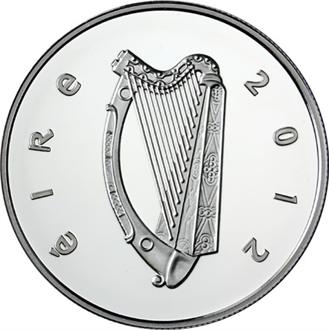 Irland 15 Euro 2012 PP Hund-I