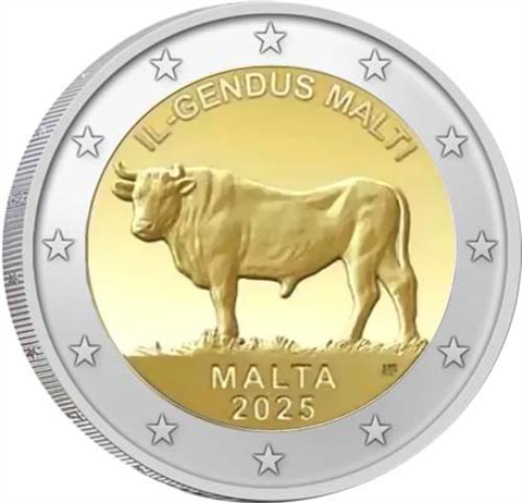 Malta-2Euro-2025-bfr-CuNi-Ochse-rs