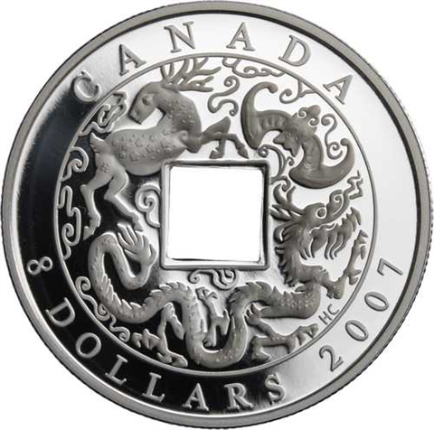 Kanada-8Dollar-2007-PP-Chinese Coin-RS