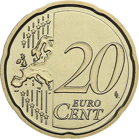 Kursmünzen  Vatikan 20 Euro-Cent 2014 mit dem Motiv Papst Franziskus ✓ selten ✓ Nie im Zahlungsverkehr zu finden ✓ Münzkatalog bestellen