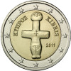 Zypern 2 Euro Kursmünze 2011 bfr. Symbol von Pomos