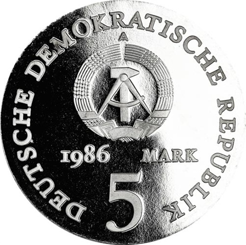 5-Mark-DDR-1986-Kleist-AV