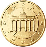 Deutschland 50 Cent 2006 bfr. Mzz.G Brandenburger Tor