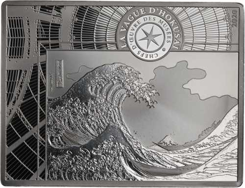 Frankreich-10 Euro-2020-AGpp-Welle Hokusai La Vague-RS