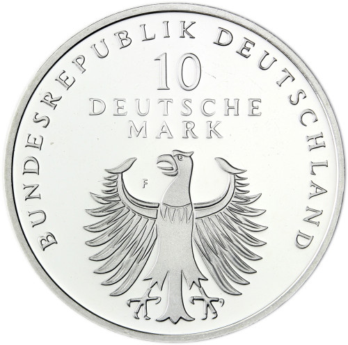 Deutschland 10 DM Silbermünze 1998 - 50 Jahre Deutsche Mark