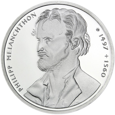 Deutschland 10 DM Silbermünze 1997 Philipp Melanchthon