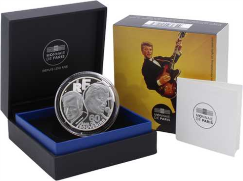 Frankreich-10 Euro-2020-AGpp-Johnny Hallyday-RS