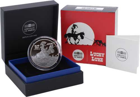 Frankreich-10 Euro-2021-AGpp-Lucky Luke-VS