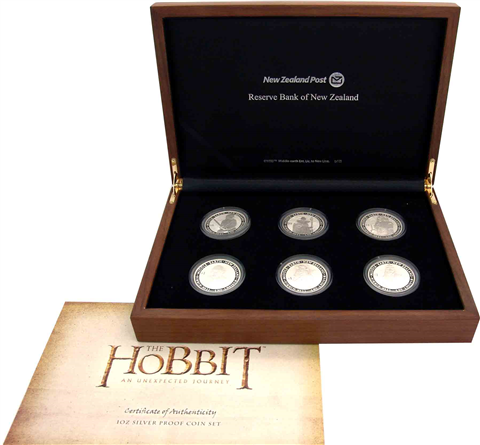 Neuseeland-6x1Dollar-2012-AGpp-Hobbit-Etui1