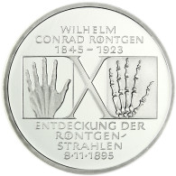 Deutschland 10 DM Silber 1995 Wilhelm Korad Röntgen