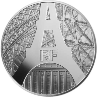 Frankreich 10 Euro 2014 PP Bauwerke an der Seine, Der Eiffelturm I