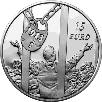 Irland 15 Euro 2013 PP Lockout 1