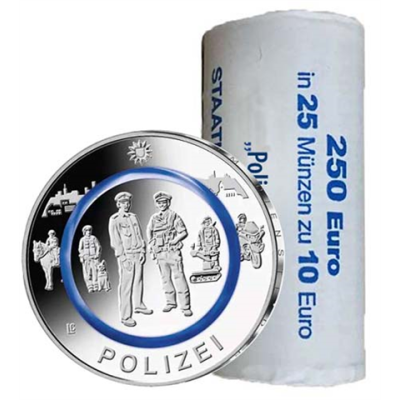 Deutschland-10Euro-2024-Polizei-Rolle