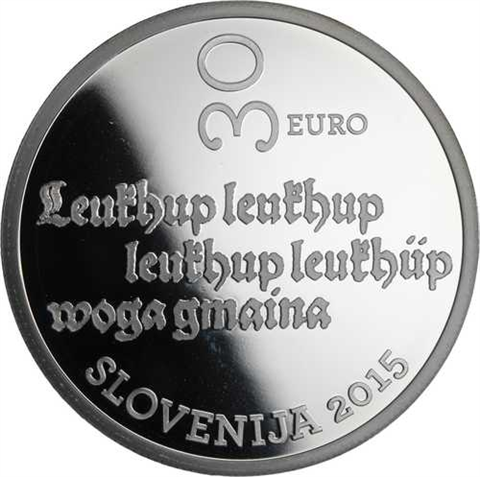 Slowenien-30Euro-2015-AGpp-Sprache-Etui