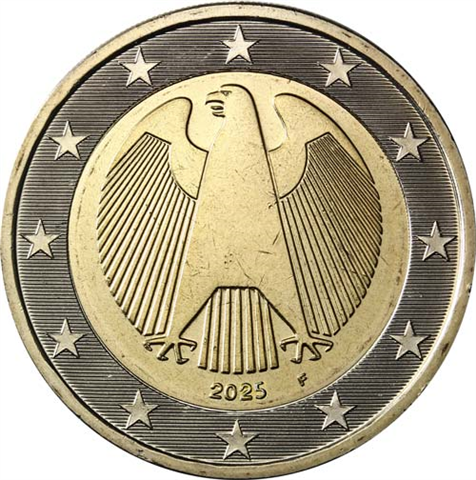 Deutschland-2Euro-2025-bfr-KuNi-Kursmünze-RSF