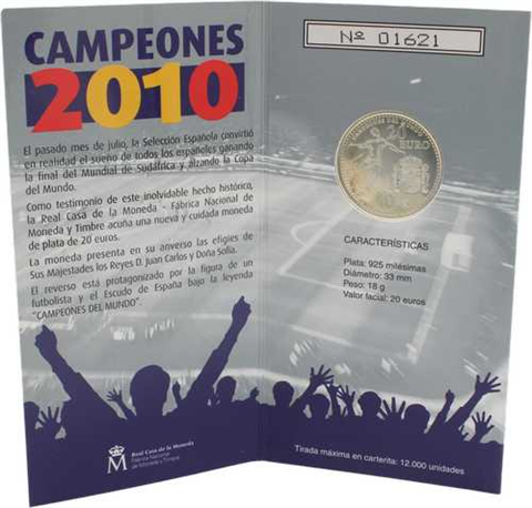 Spanien-10Euro-2010-AGbfr-FussballWM-Folder